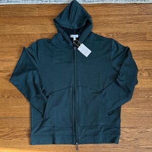Peter Millar Men's Sage Green Zip-Up Hoodie Medium NWT